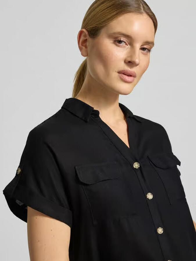 Vero Moda regular fit overhemdblouse van pure viscose model 'BUMPY' - Foto 3
