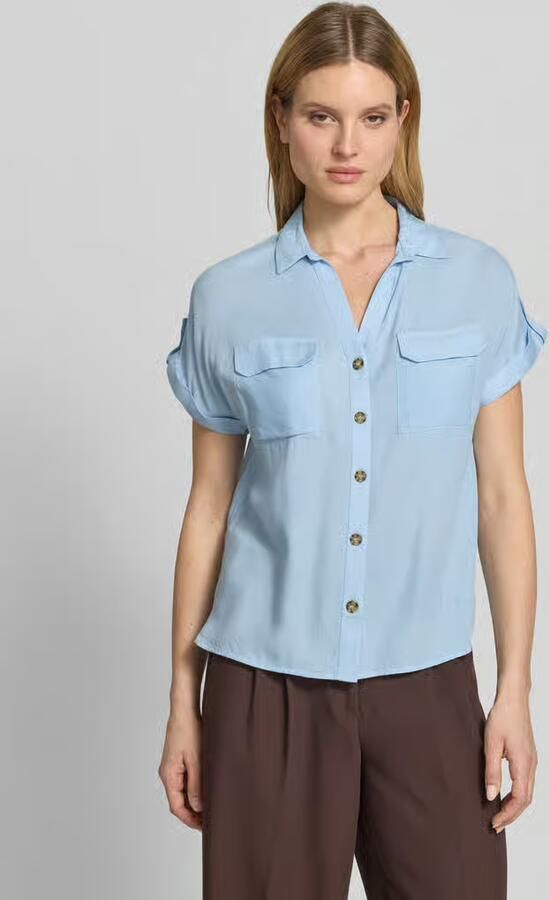 Vero Moda regular fit overhemdblouse van pure viscose model 'BUMPY' - Foto 2