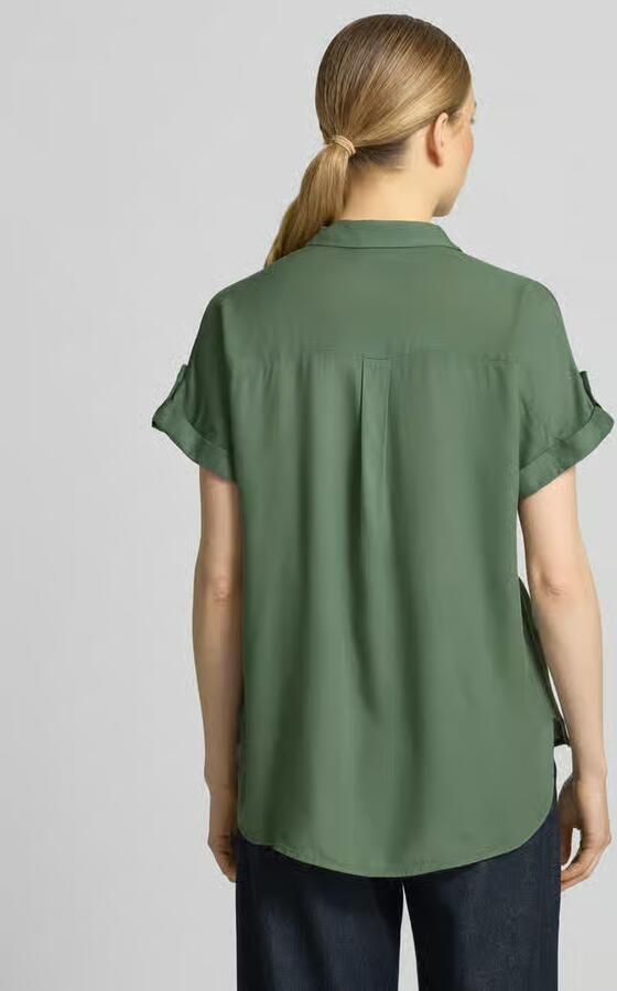 Vero Moda regular fit overhemdblouse van pure viscose model 'BUMPY' - Foto 5
