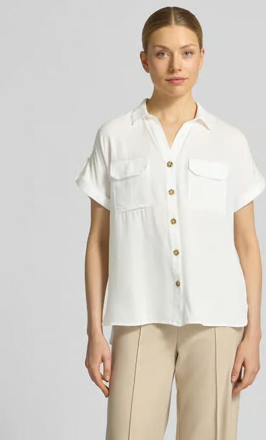 Vero Moda regular fit overhemdblouse van pure viscose model 'BUMPY' - Foto 15