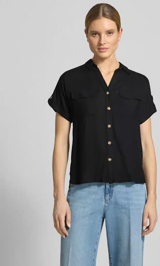 Vero Moda regular fit overhemdblouse van pure viscose model 'BUMPY' - Foto 6