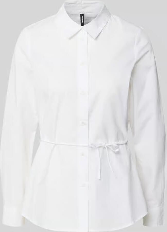 Vero Moda Regular fit overhemdblouse van puur katoen model 'ELINA'