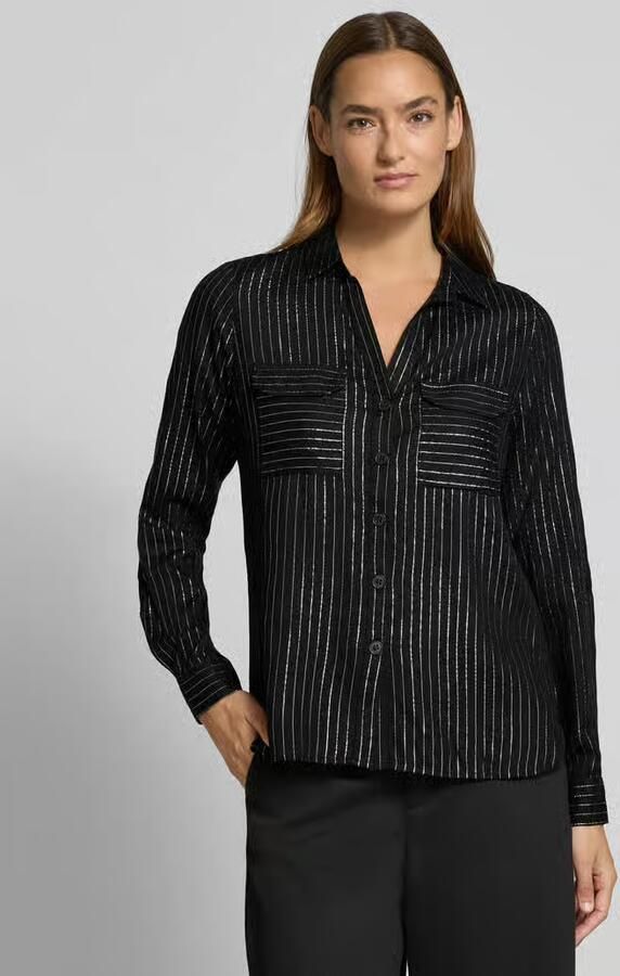 Vero Moda Regular fit overhemdblouse van viscosemix model 'BUMPY' - Foto 9