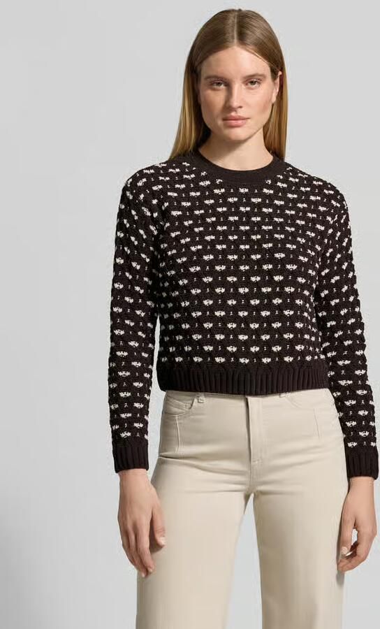 Vero Moda Regular fit pullover met bouclé-structuuroptiek model 'VMSHARON' - Foto 3