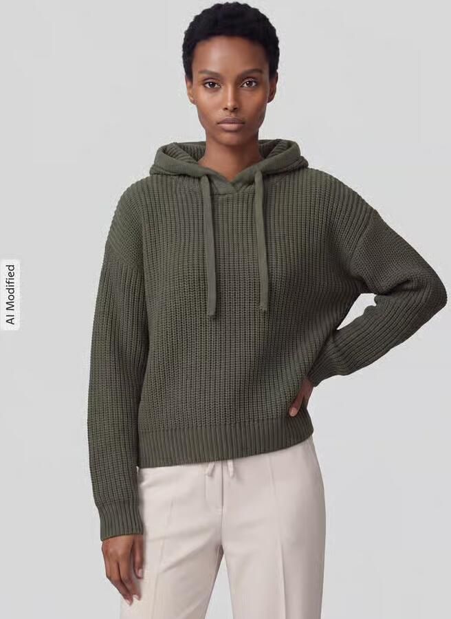 Vero Moda Regular fit pullover met capuchon en tunnelkoord - Foto 2