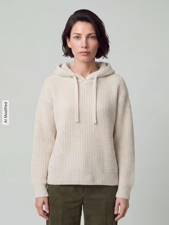 Vero Moda Regular fit pullover met capuchon en tunnelkoord - Foto 2