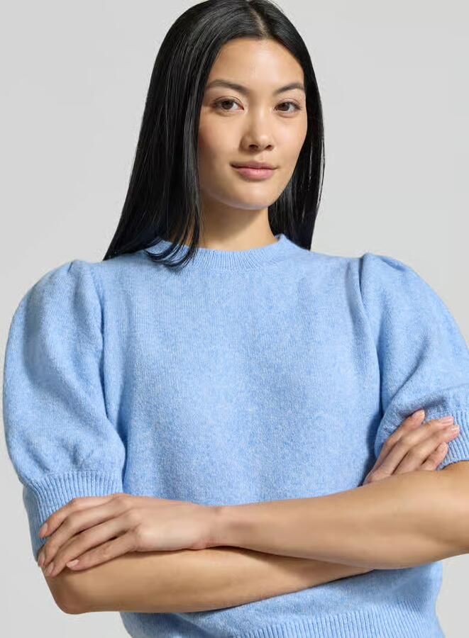 Vero Moda Comfort fit gebreide pullover met pofmouwen model 'DOFFY' - Foto 8