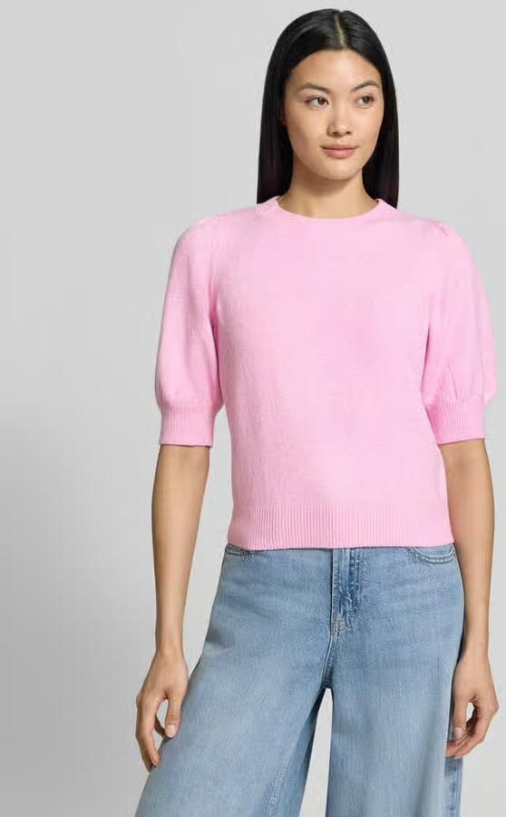 Vero Moda Regular fit gebreide pullover met ronde hals model 'DOFFY' - Foto 14