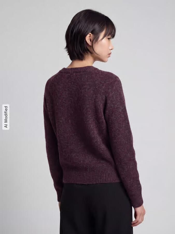 Vero Moda Trui met ronde hals VMDOFFY LS O-NECK BLOUSE GA NOOS - Foto 9