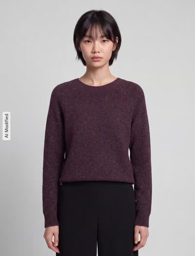 Vero Moda Trui met ronde hals VMDOFFY LS O-NECK BLOUSE GA NOOS