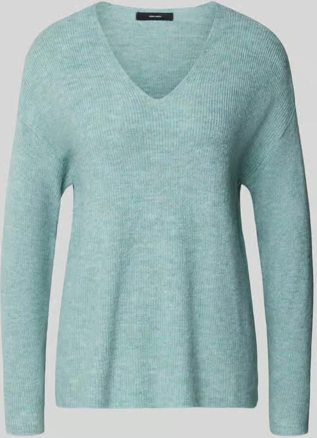 Vero Moda Regular fit gebreide pullover in gemêleerde look model 'CREWLEFILLE'