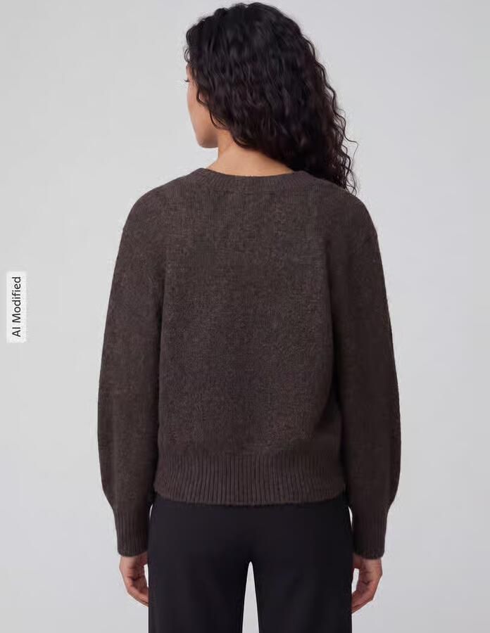 Vero Moda Regular fit pullover met wol model 'BOOM'