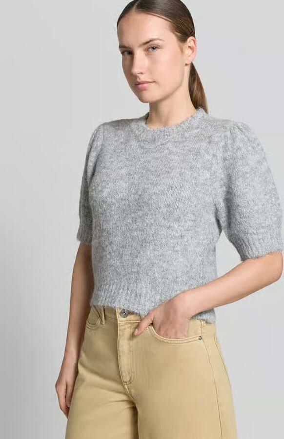 Vero Moda Regular fit gebreide pullover met pofmouwen model 'NOVAH' - Foto 7