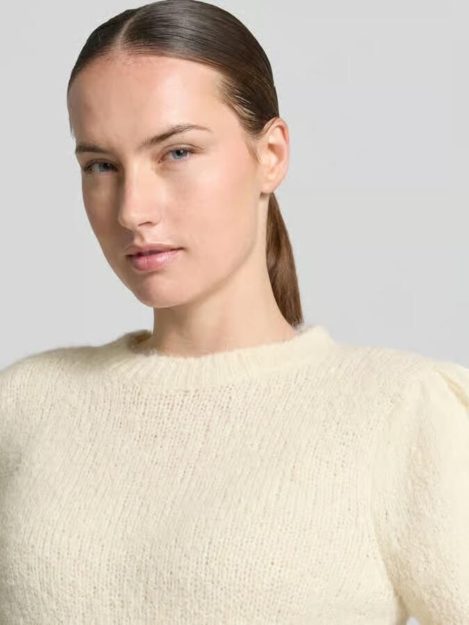 Vero Moda Regular fit gebreide pullover met pofmouwen model 'NOVAH' - Foto 8