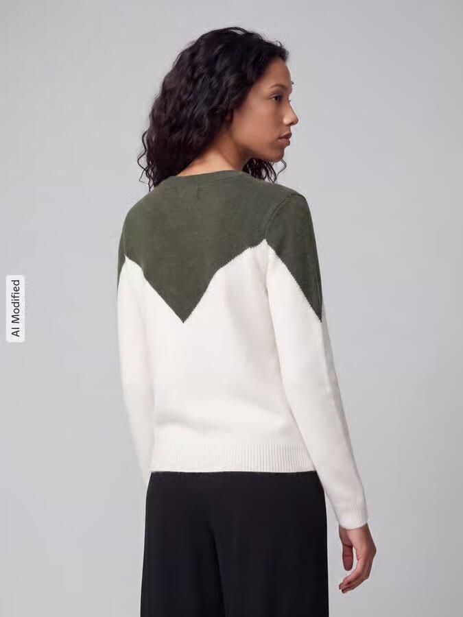 Vero Moda Regular fit pullover met wol model 'PLAZA' - Foto 3