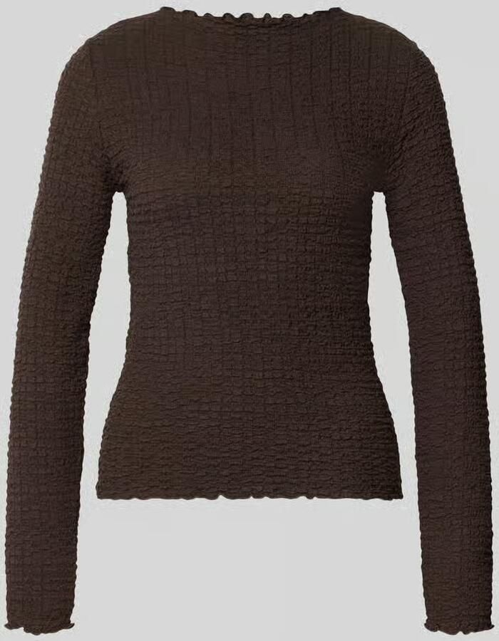 Vero Moda Regular fit shirt met lange mouwen van katoenmix model 'ZIA'