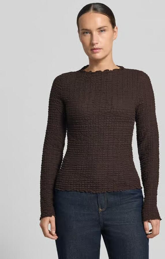 Vero Moda Regular fit shirt met lange mouwen van katoenmix model 'ZIA' - Foto 5