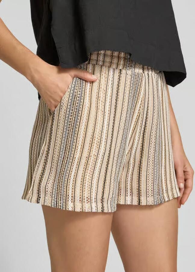Vero Moda regular fit shorts van breiwerk model 'DEMI'