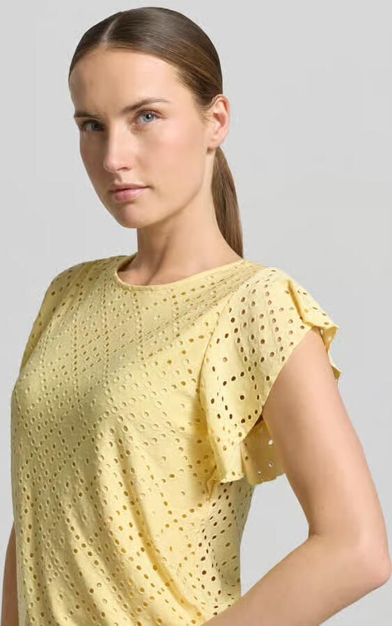 Vero Moda regular fit T-shirt met ronde hals model 'TASSA'