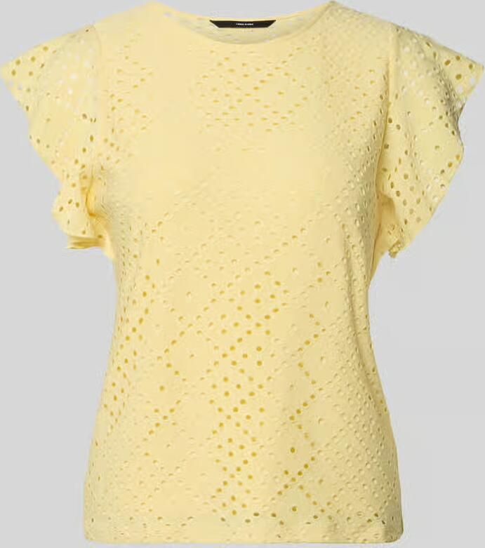 Vero Moda regular fit T-shirt met ronde hals model 'TASSA' - Foto 2