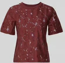 Vero Moda regular fit T-shirt van kant model 'SALLIE'