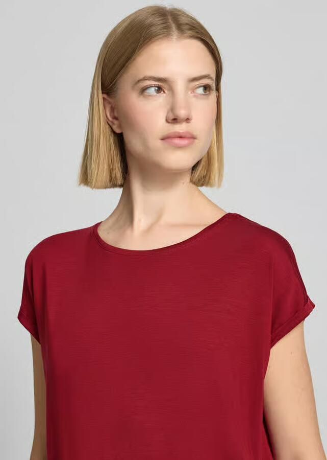 Vero Moda regular fit T-shirt van lyocellmix model 'AVA' - Foto 2