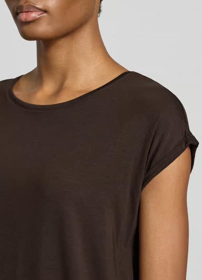 Vero Moda Shirt met ronde hals VMAVA PLAIN SS TOP GAJRS NOOS - Foto 8