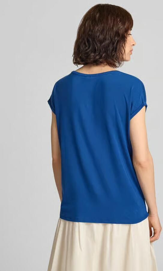 Vero Moda regular fit T-shirt van lyocellmix model 'AVA'