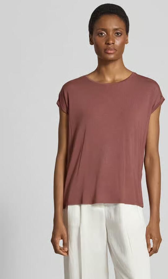 Vero Moda Shirt met ronde hals VMAVA PLAIN SS TOP GAJRS NOOS - Foto 7