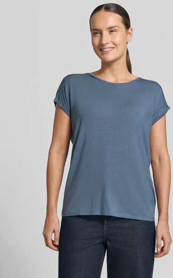 Vero Moda Shirt met ronde hals VMAVA PLAIN SS TOP GAJRS NOOS - Foto 3