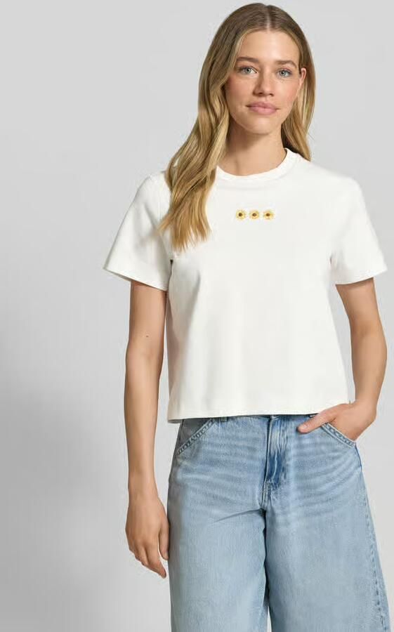 Vero Moda regular fit T-shirt van puur katoen model 'SARA' - Foto 5