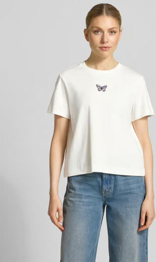 Vero Moda regular fit T-shirt van puur katoen model 'SARA' - Foto 2
