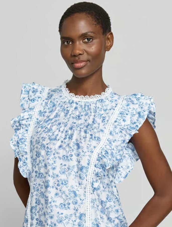 Vero Moda regular fit T-shirt van viscosemix model 'BLISS'