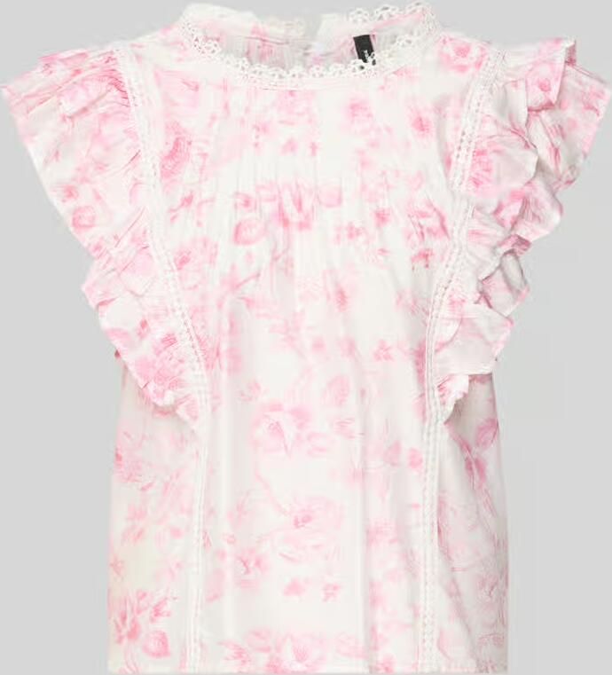 Vero Moda regular fit T-shirt van viscosemix model 'BLISS' - Foto 2