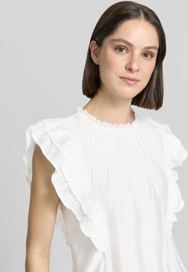 Vero Moda regular fit T-shirt van viscosemix model 'BLISS'