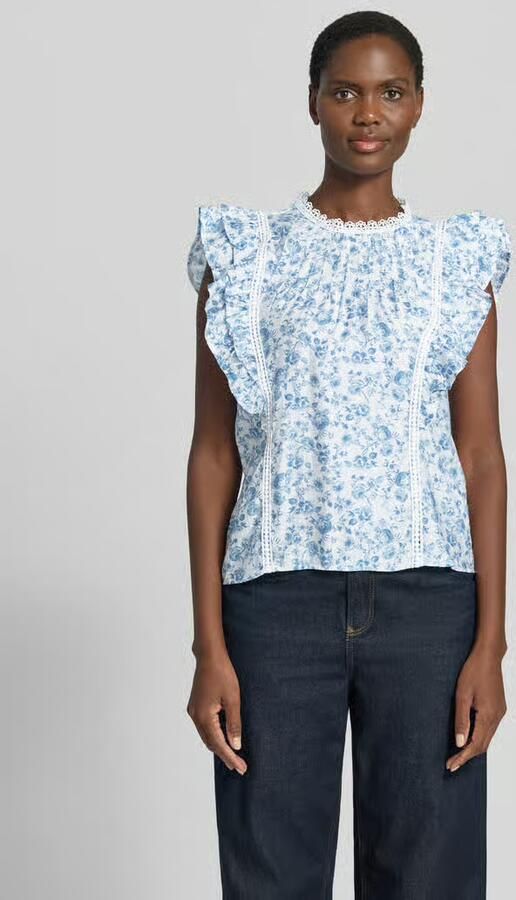 Vero Moda regular fit T-shirt van viscosemix model 'BLISS' - Foto 3