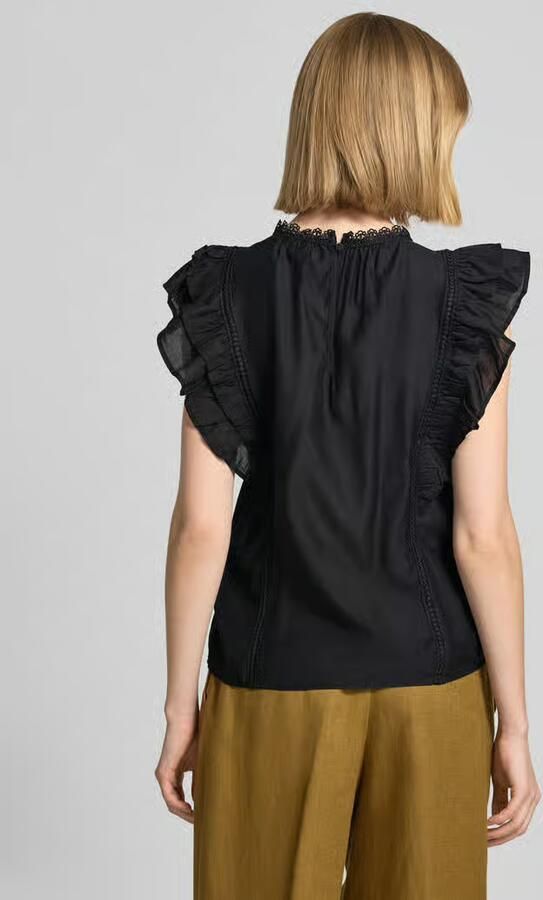 Vero Moda regular fit T-shirt van viscosemix model 'BLISS' - Foto 3