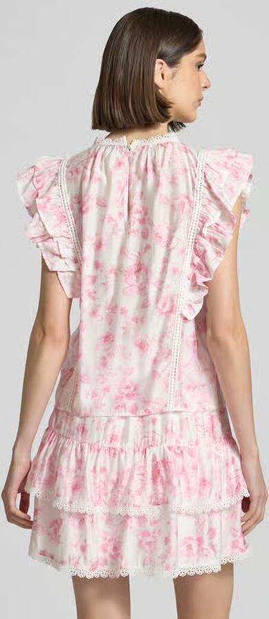 Vero Moda regular fit T-shirt van viscosemix model 'BLISS' - Foto 3