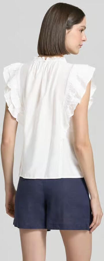Vero Moda regular fit T-shirt van viscosemix model 'BLISS' - Foto 3