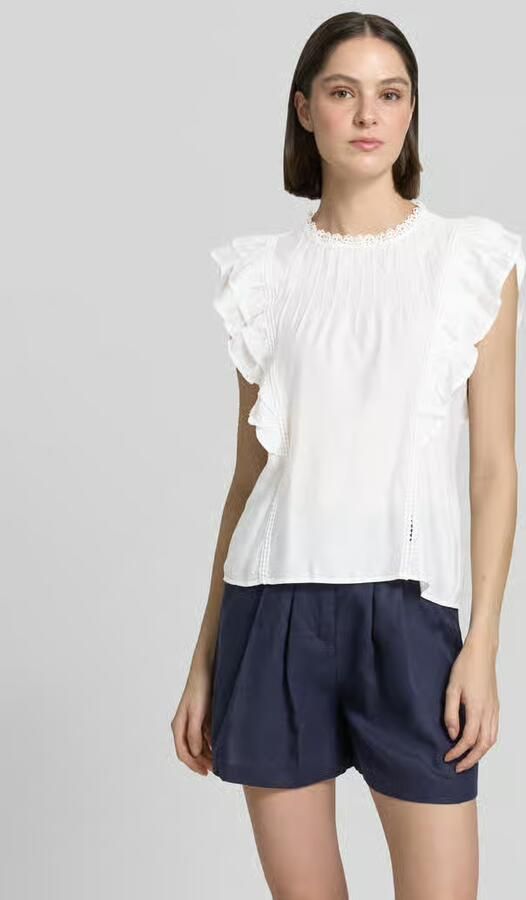 Vero Moda regular fit T-shirt van viscosemix model 'BLISS' - Foto 2
