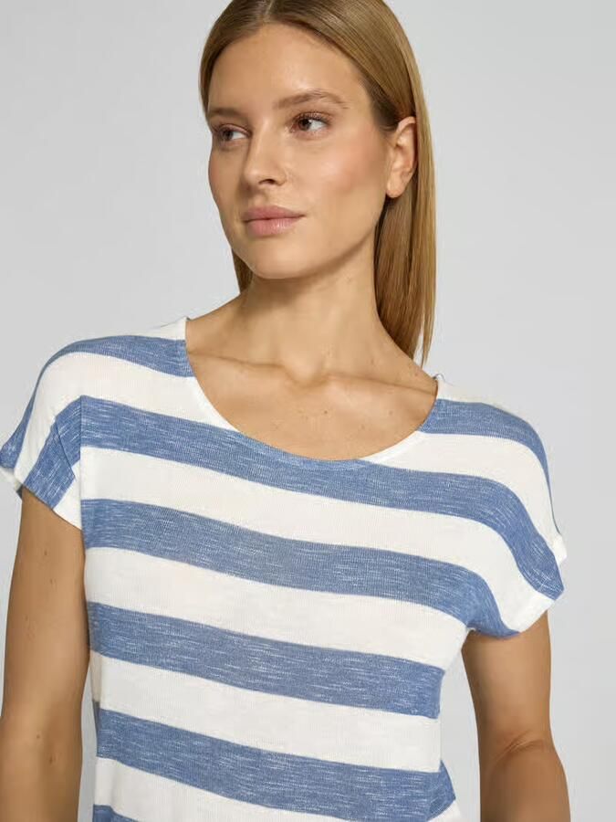 Vero Moda Shirt met korte mouwen VMWIDE STRIPE SL TOP GA JRS NOOS - Foto 7