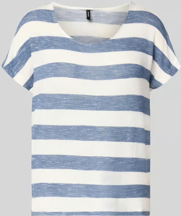 Vero Moda Shirt met korte mouwen VMWIDE STRIPE SL TOP GA JRS NOOS - Foto 8
