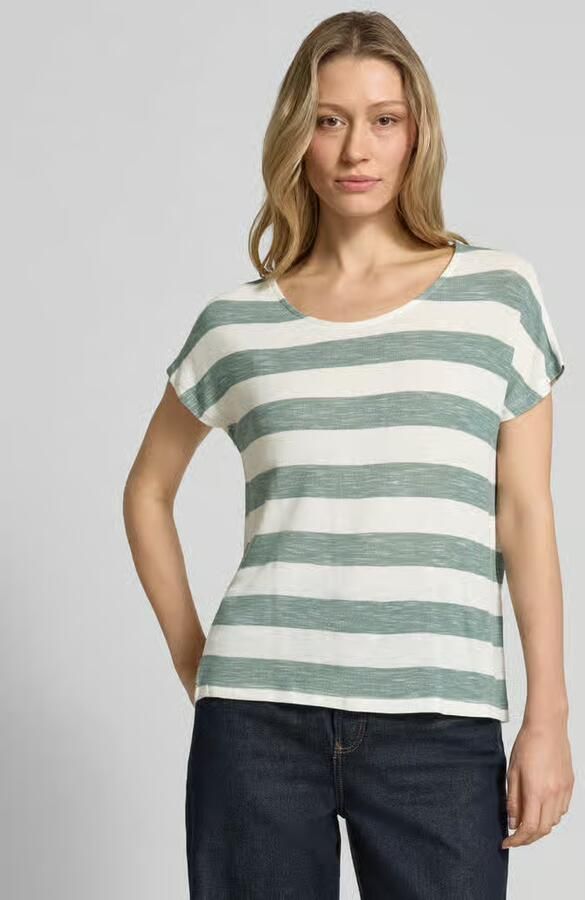 Vero Moda Shirt met korte mouwen VMWIDE STRIPE SL TOP GA JRS NOOS - Foto 5