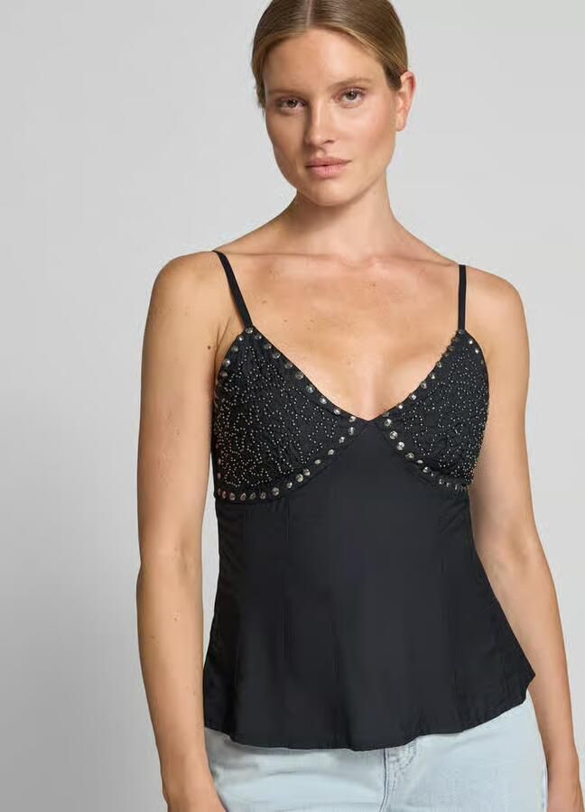 Vero Moda regular fit tanktop van viscosemix model 'HEATHER' - Foto 2