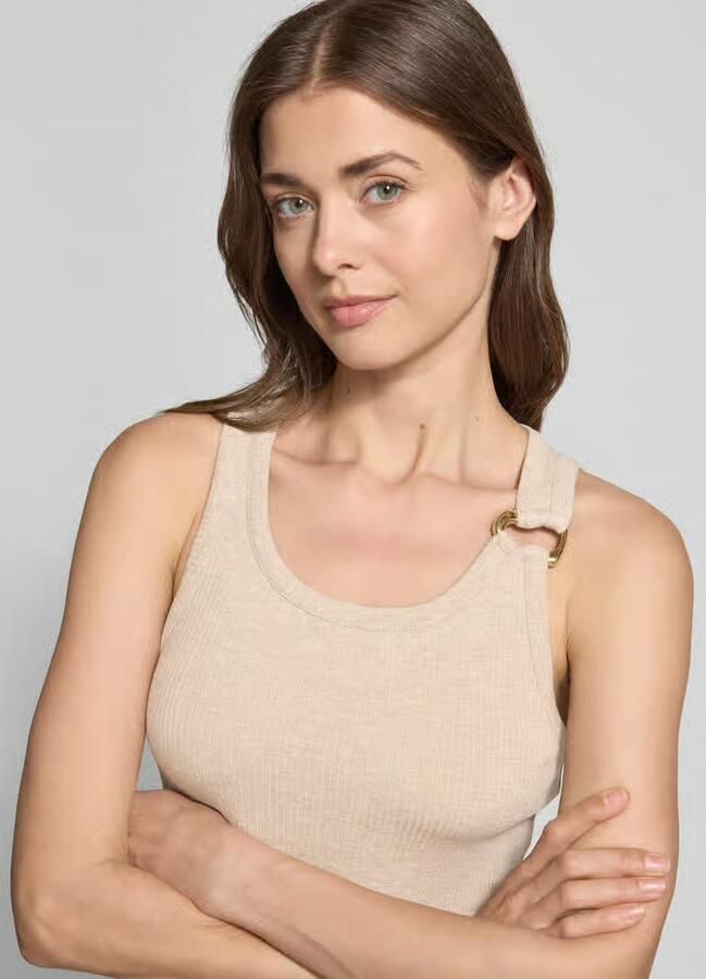 Vero Moda Regular fit tanktop van viscosemix model 'KIKI' - Foto 2