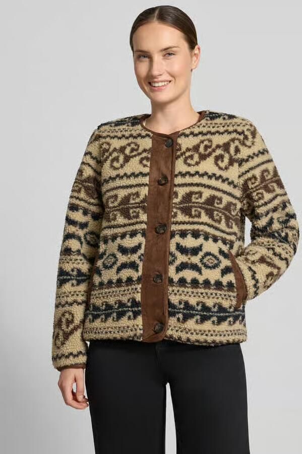 Vero Moda Regular fit teddyjack met ronde hals model 'LINDAU' - Foto 2
