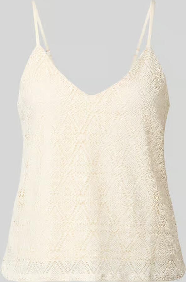 Vero Moda Comfort fit top met bandjes met kant model 'MAYA' - Foto 2