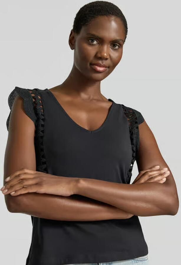 Vero Moda regular fit top van puur katoen model 'GABBY'