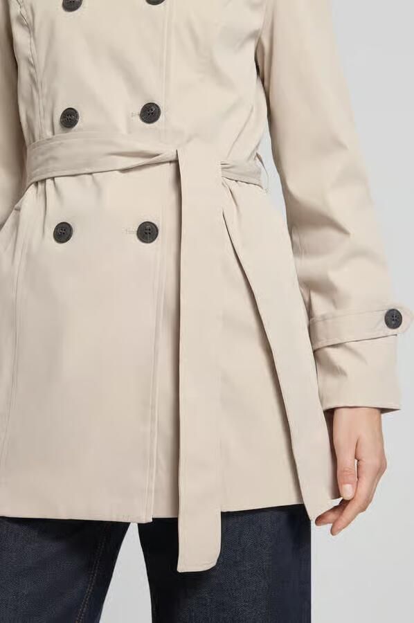 Vero Moda regular fit trenchcoat met ceintuur om te strikken model 'CHALSEA OLIVIA' - Foto 4