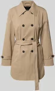 Vero Moda regular fit trenchcoat met ceintuur om te strikken model 'CHALSEA OLIVIA' - Foto 4